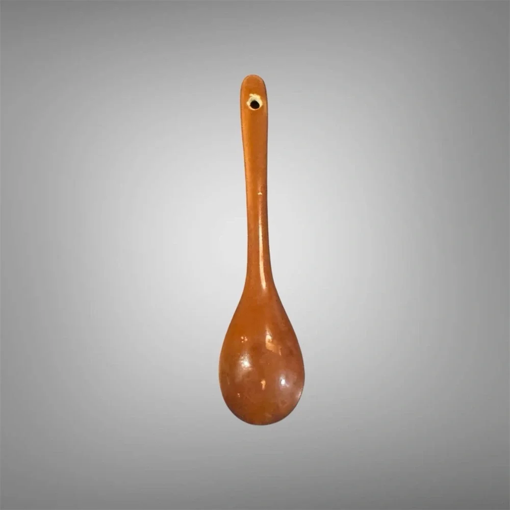 VINTAGE DECORATIVE CERAMIC SPOON